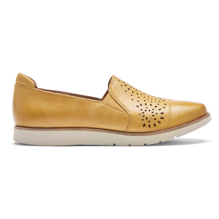 Rockport Kvinners Laci Twin-gore Slip-on Solstråleskinn