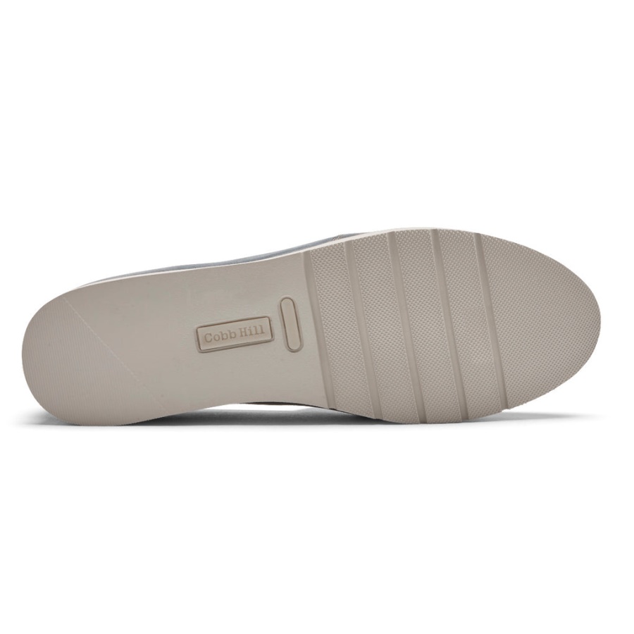 Rockport Kvinners Laci Twin-gore Slip-on Blågrønt Skinn