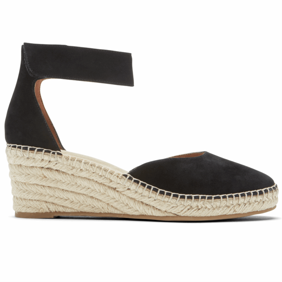 Rockport Kvinners Marah Ankelstropp Kile Sandal Svart