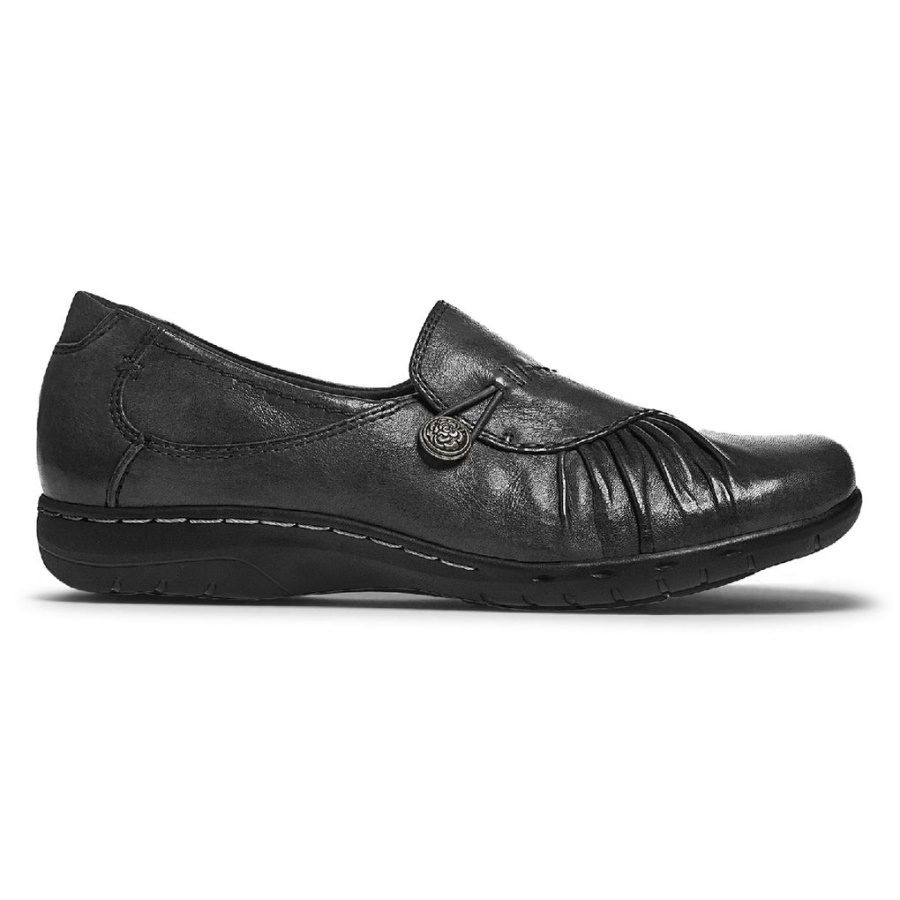 Rockport Damepalett Slip-on Svart