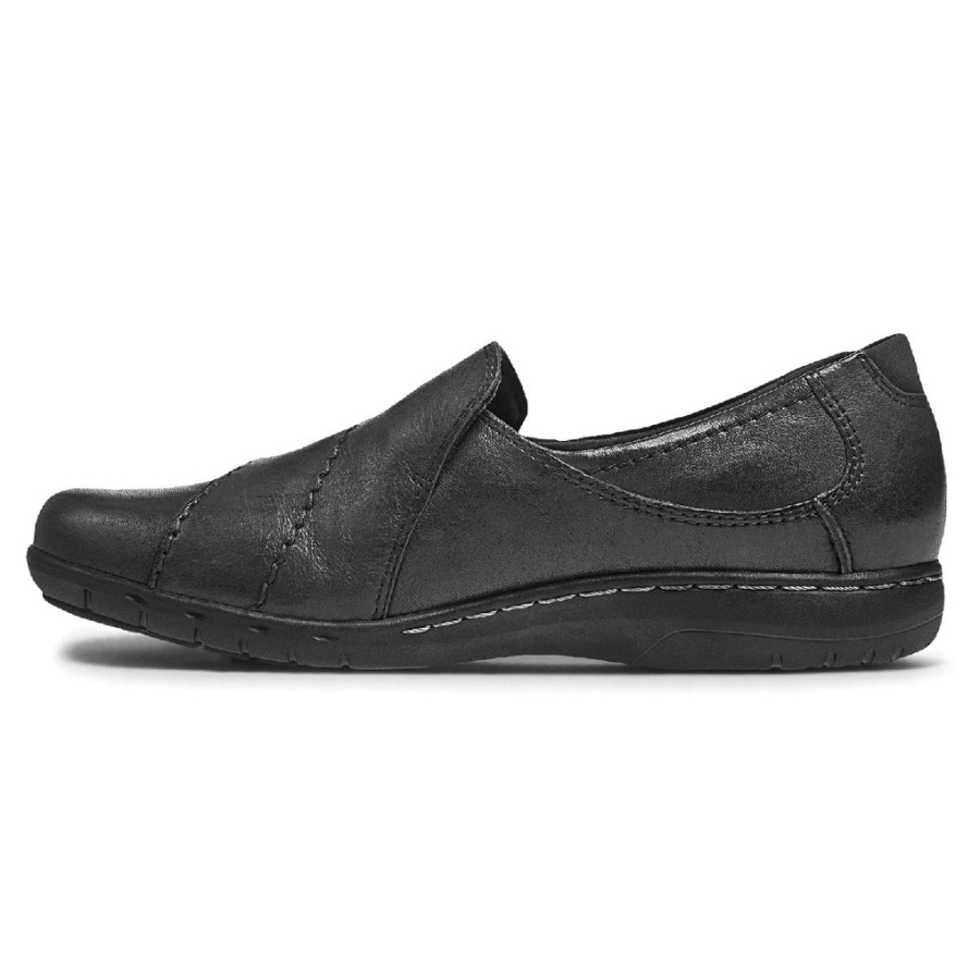 Rockport Damepalett Slip-on Svart
