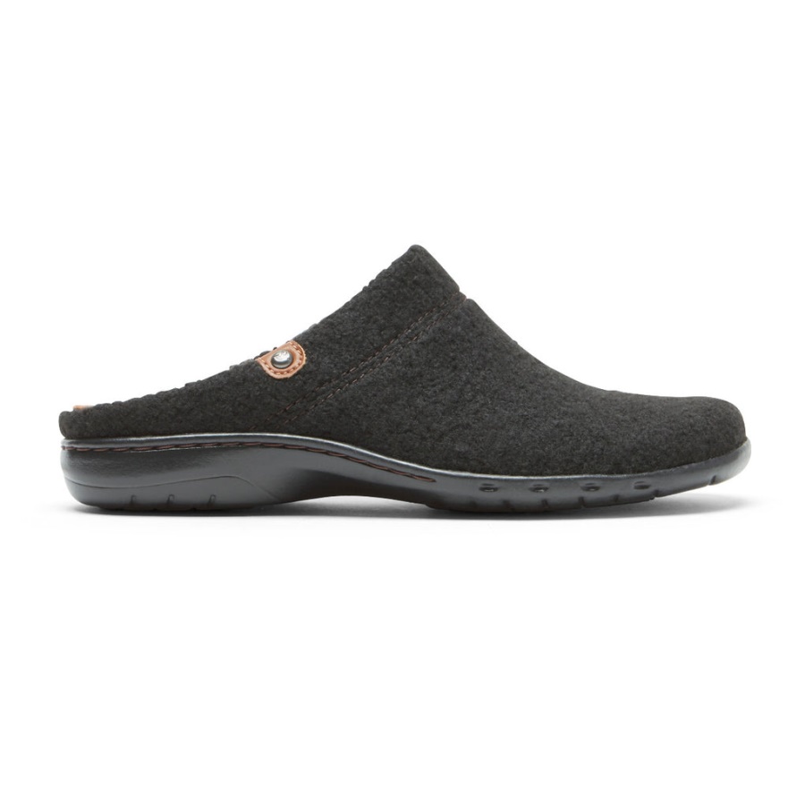 Rockport Kvinners Penfield Clog Svart