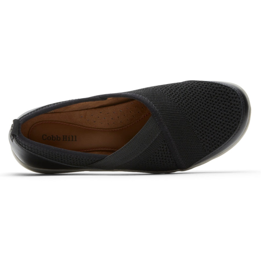 Rockport Kvinners Penfield Mesh Slip-on Svart