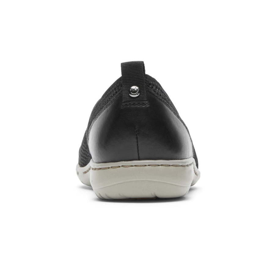 Rockport Kvinners Penfield Mesh Slip-on Svart