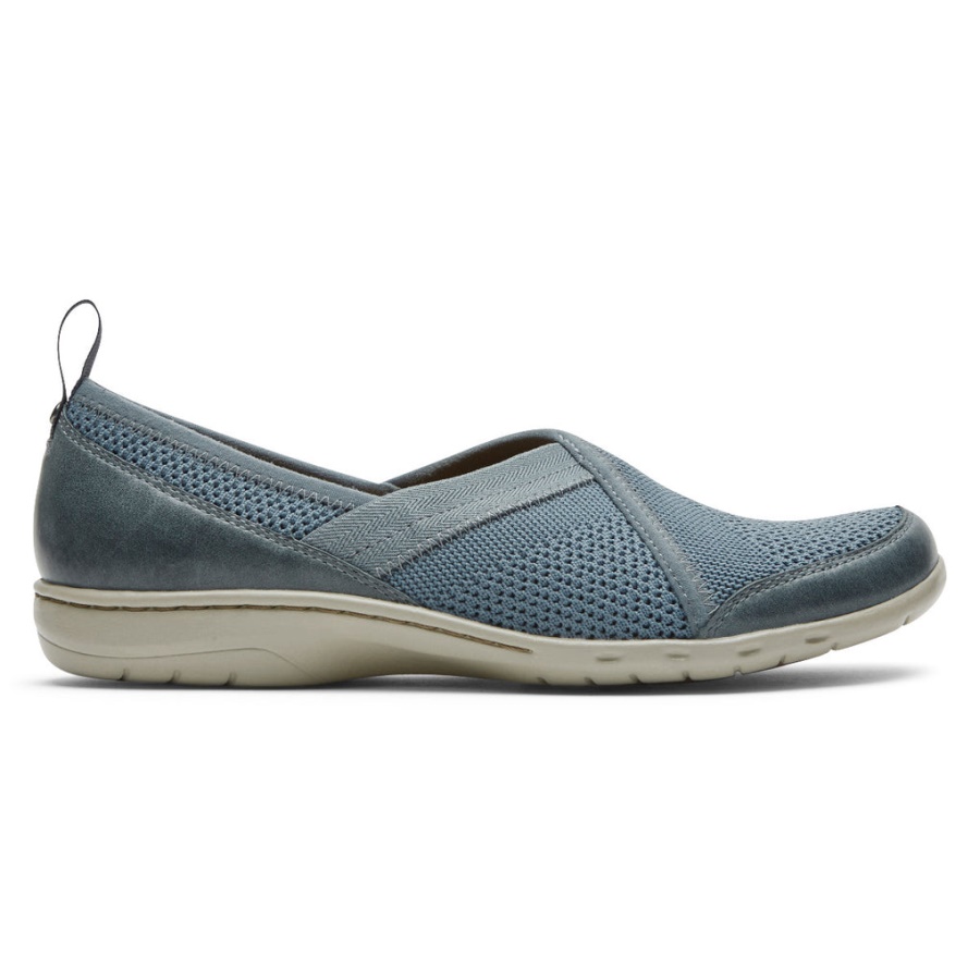 Rockport Kvinners Penfield Mesh Slip-on Blå