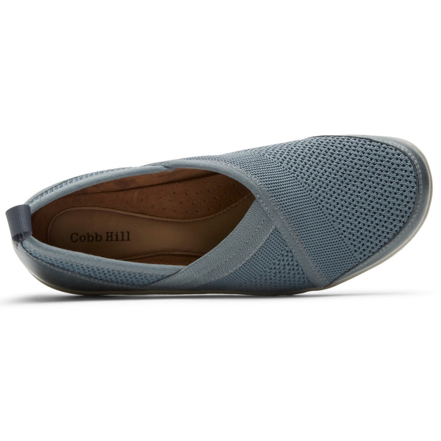 Rockport Kvinners Penfield Mesh Slip-on Blå