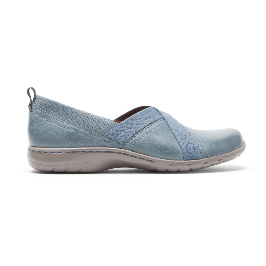 Rockport Kvinners Penfield Slip-on Blågrønn