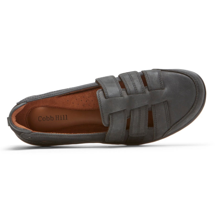 Rockport Kvinners Penfield Strappy Slip-on Svart