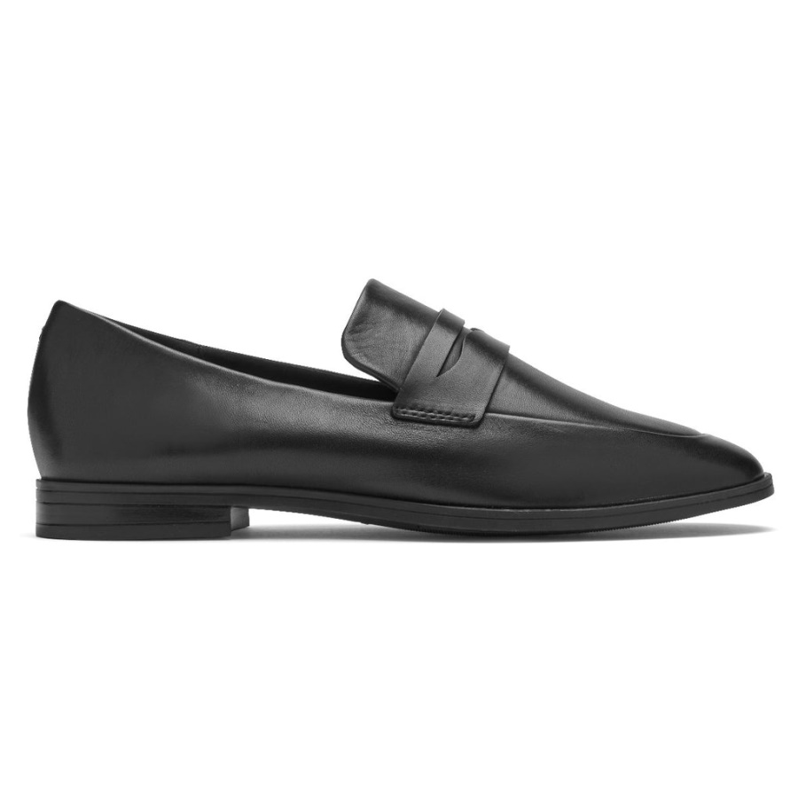 Rockport Dame Perpetua Klassisk Penny Loafer Svart