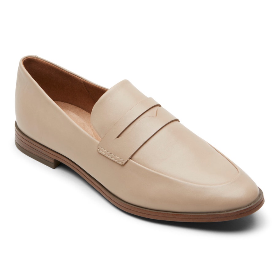 Rockport Kvinners Perpetua Klassisk Penny Loafer Humus
