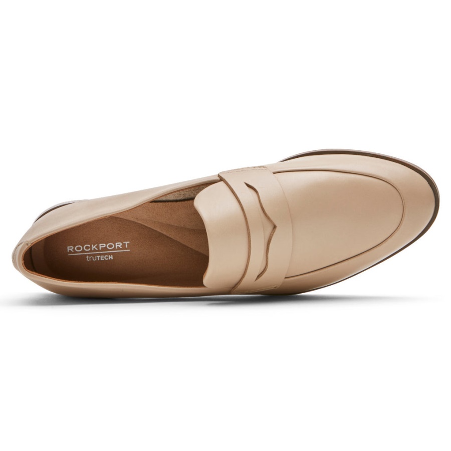 Rockport Kvinners Perpetua Klassisk Penny Loafer Humus