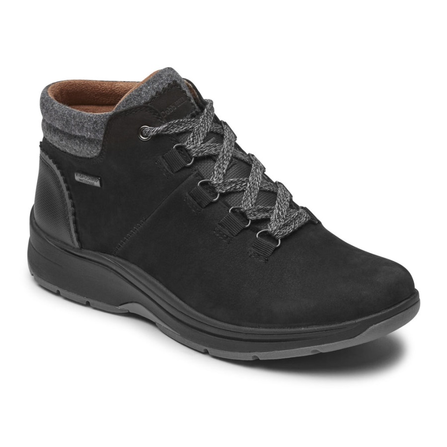 Rockport Kvinners Piper Hiker Bootie-vanntett Svart