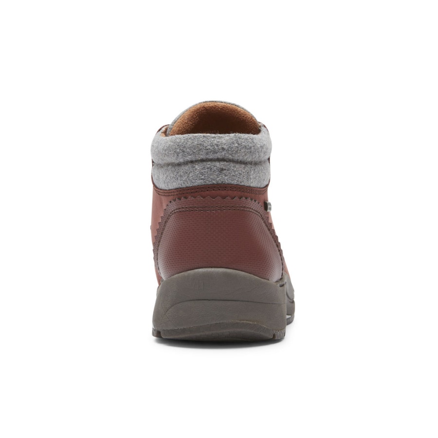 Rockport Kvinners Piper Hiker Bootie-vanntett Redwood