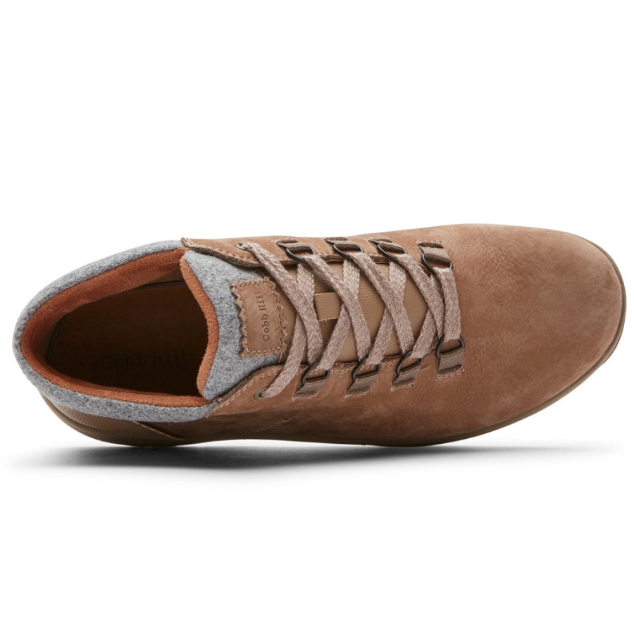 Rockport Kvinners Piper Hiker Bootie-vanntett Taupe
