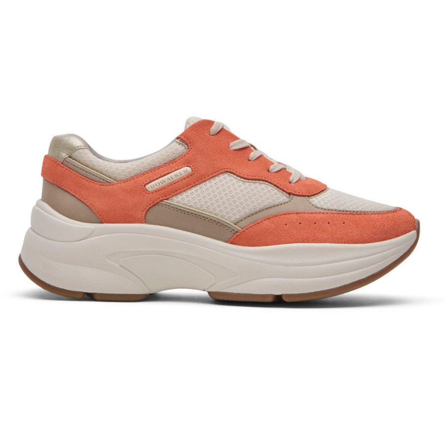 Rockport Dame Prowalker øko Sneaker Tan Oransje