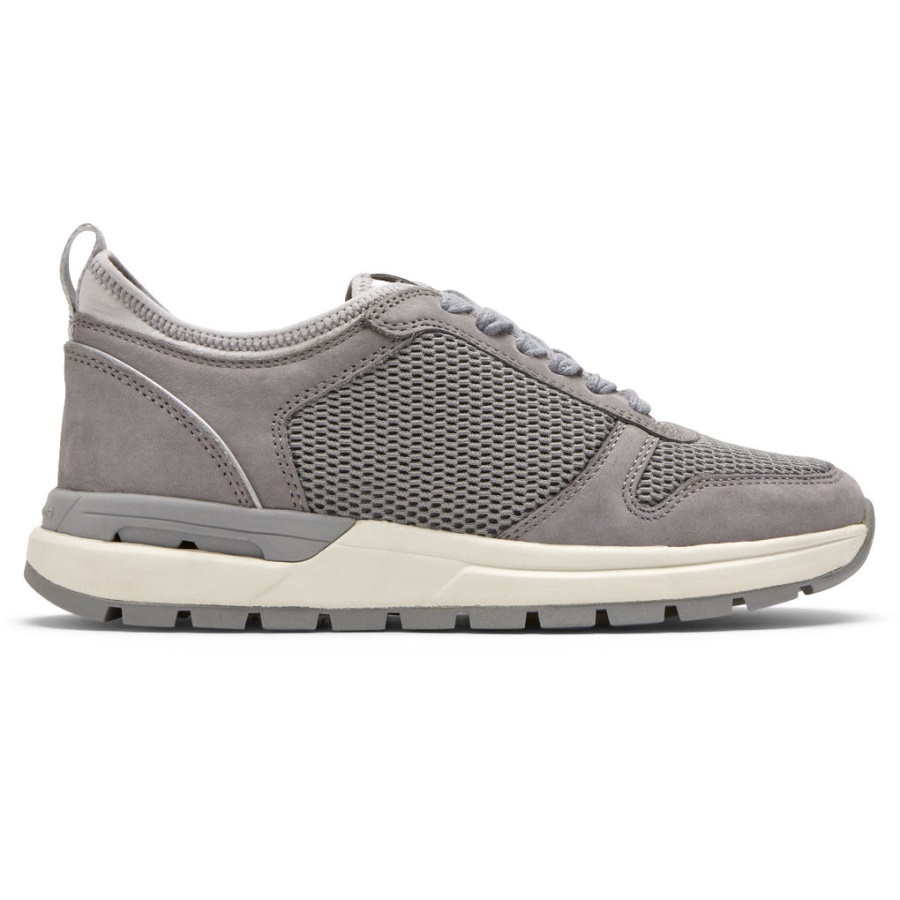 Rockport Dame Pulsetech Ubal Sneaker Gråmelert