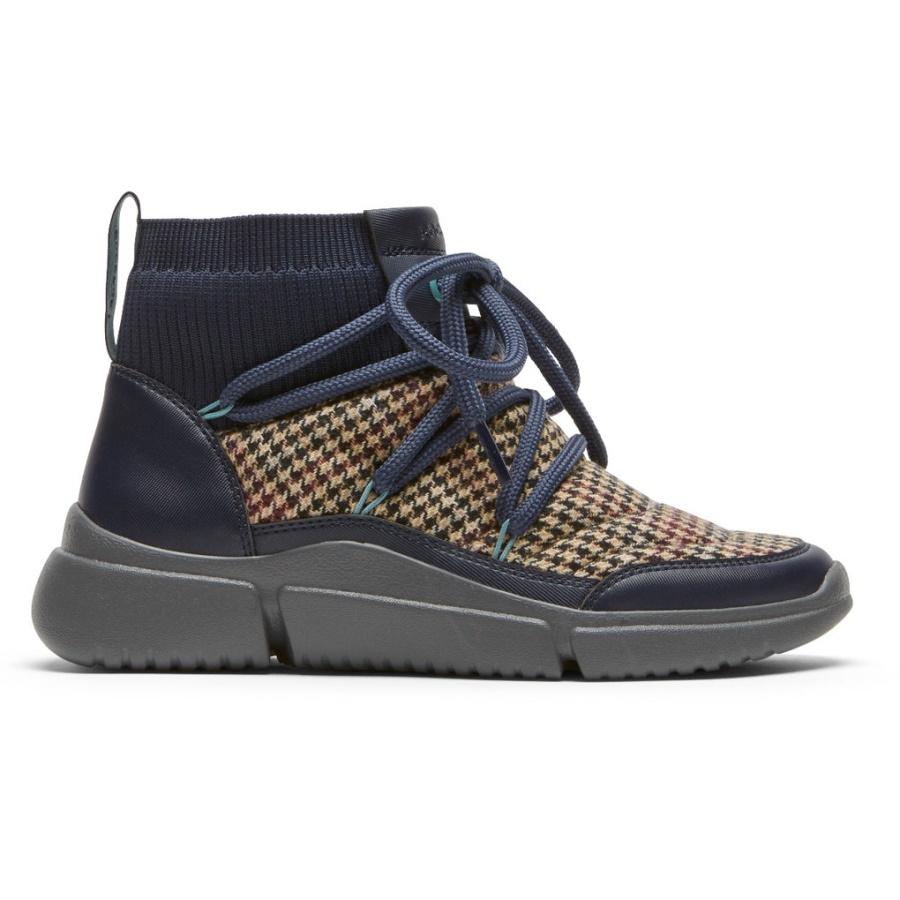 Rockport Kvinners R-evolution Vaskbare Vattert Støvletter Rutete