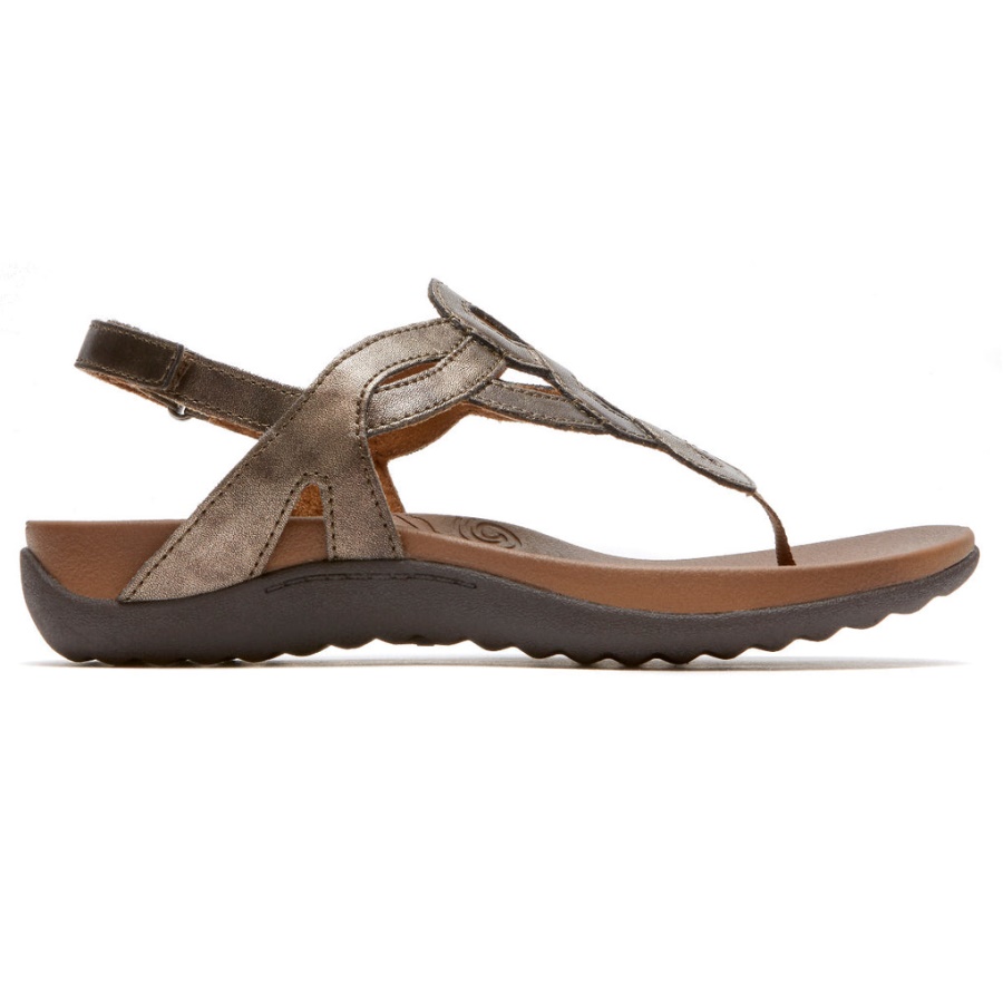 Rockport Dame Ramona Sandal Bronse