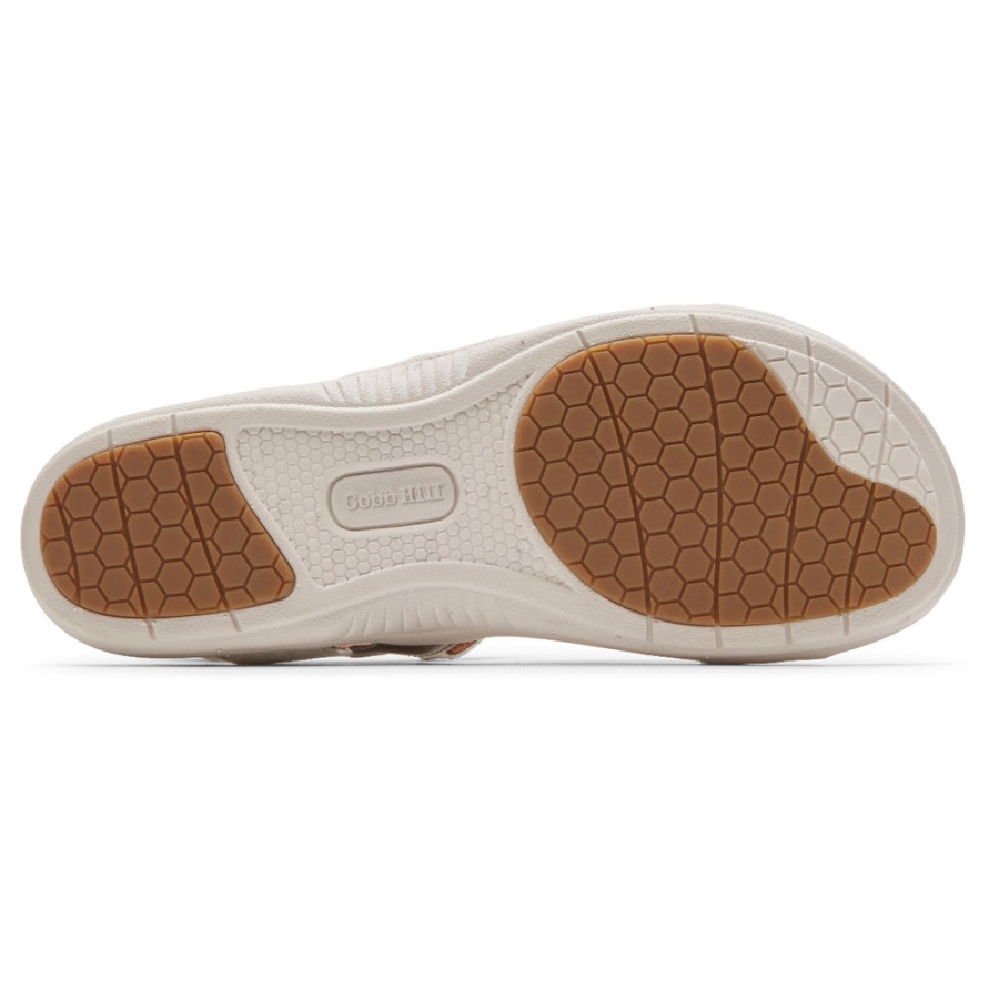 Rockport Dame Rubey 3-stropper Sandal Hvit