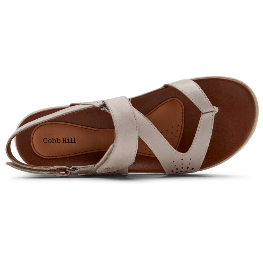 Rockport Dame Rubey String Sandal Hvit