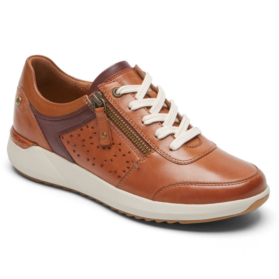 Rockport Skylar Sneaker Tan For Kvinner