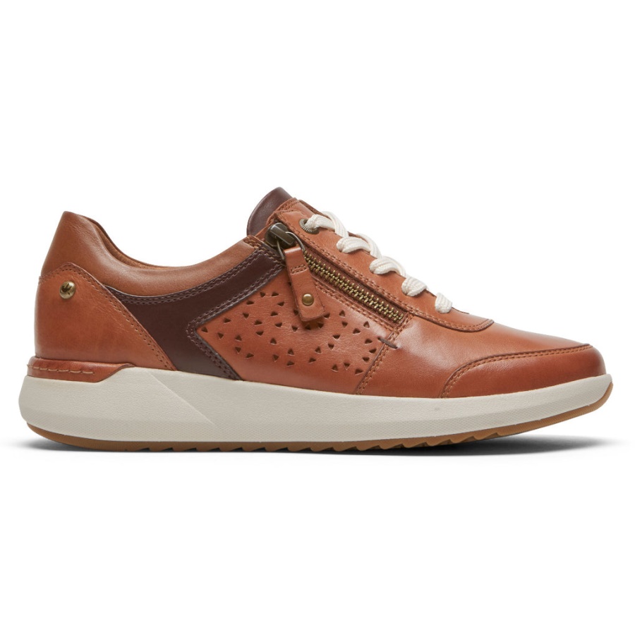 Rockport Skylar Sneaker Tan For Kvinner