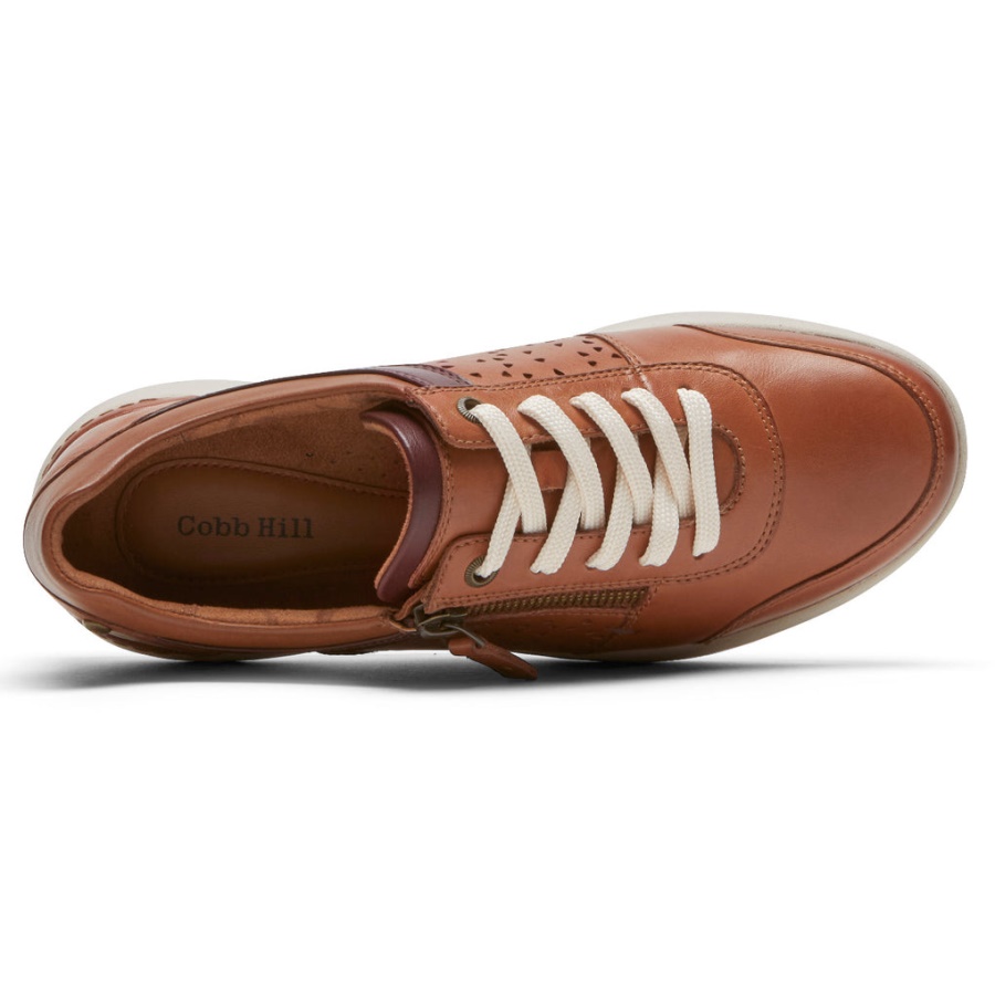 Rockport Skylar Sneaker Tan For Kvinner