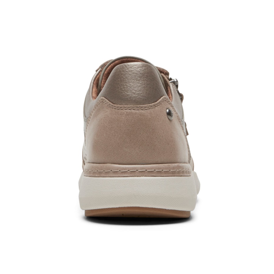 Rockport Skylar Sneaker Taupe For Kvinner