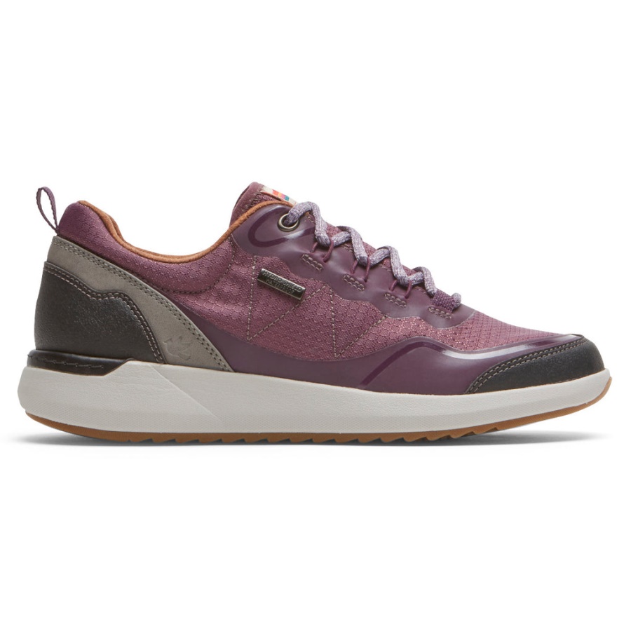 Rockport Skylar Slips Sneaker-vanntett Aubergine For Kvinner