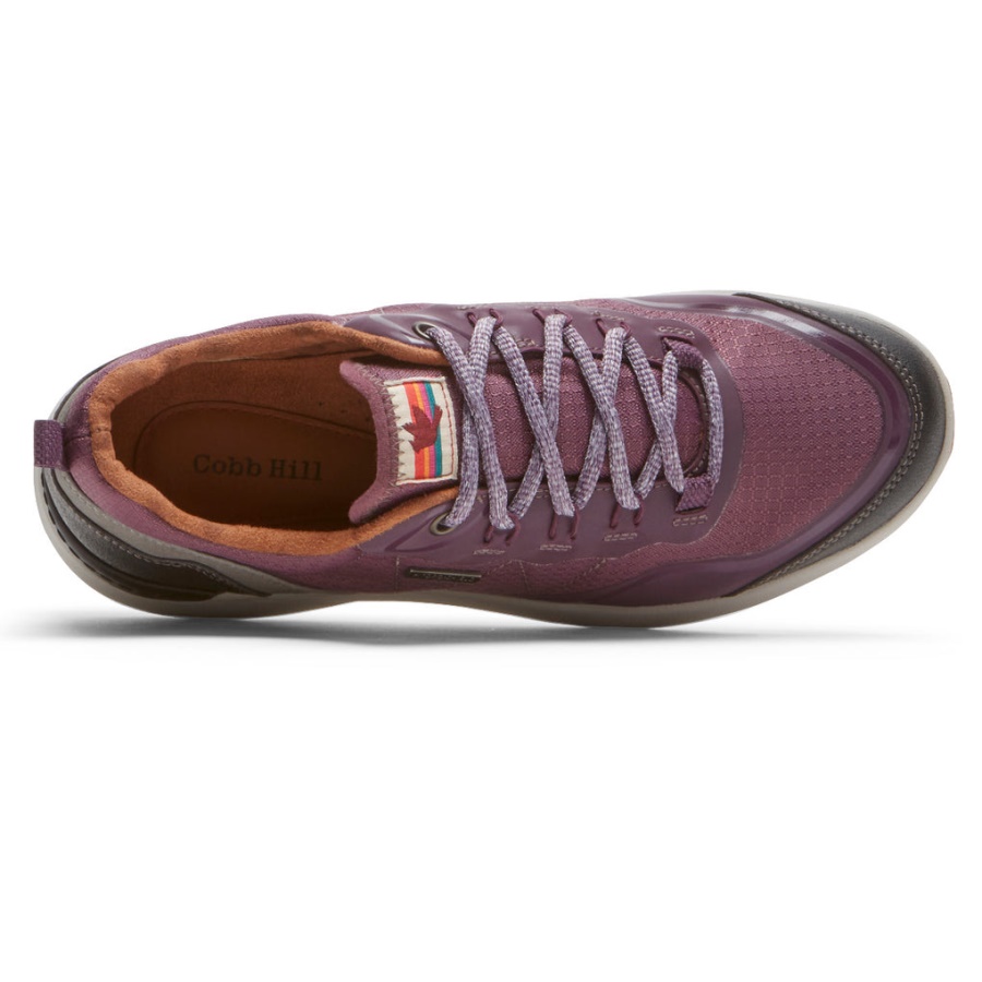 Rockport Skylar Slips Sneaker-vanntett Aubergine For Kvinner