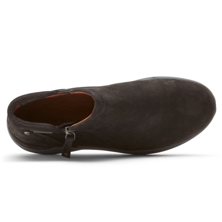 Rockport Dame Skylar Glidelås Støvel Vanntett Svart