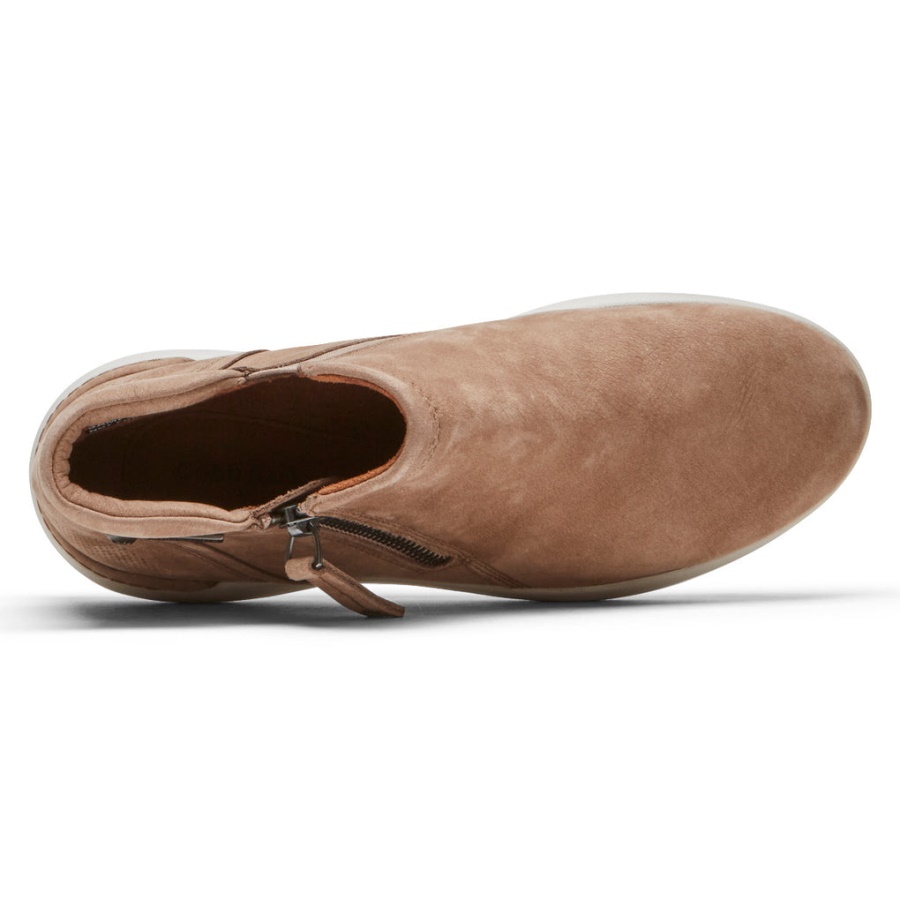 Rockport Dame Skylar Glidelås Støvel-vanntett Taupe