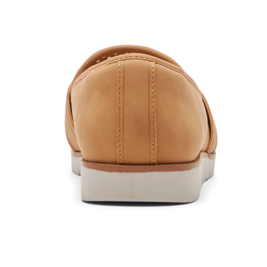 Rockport Stacie Perforert Loafer Honning For Kvinner