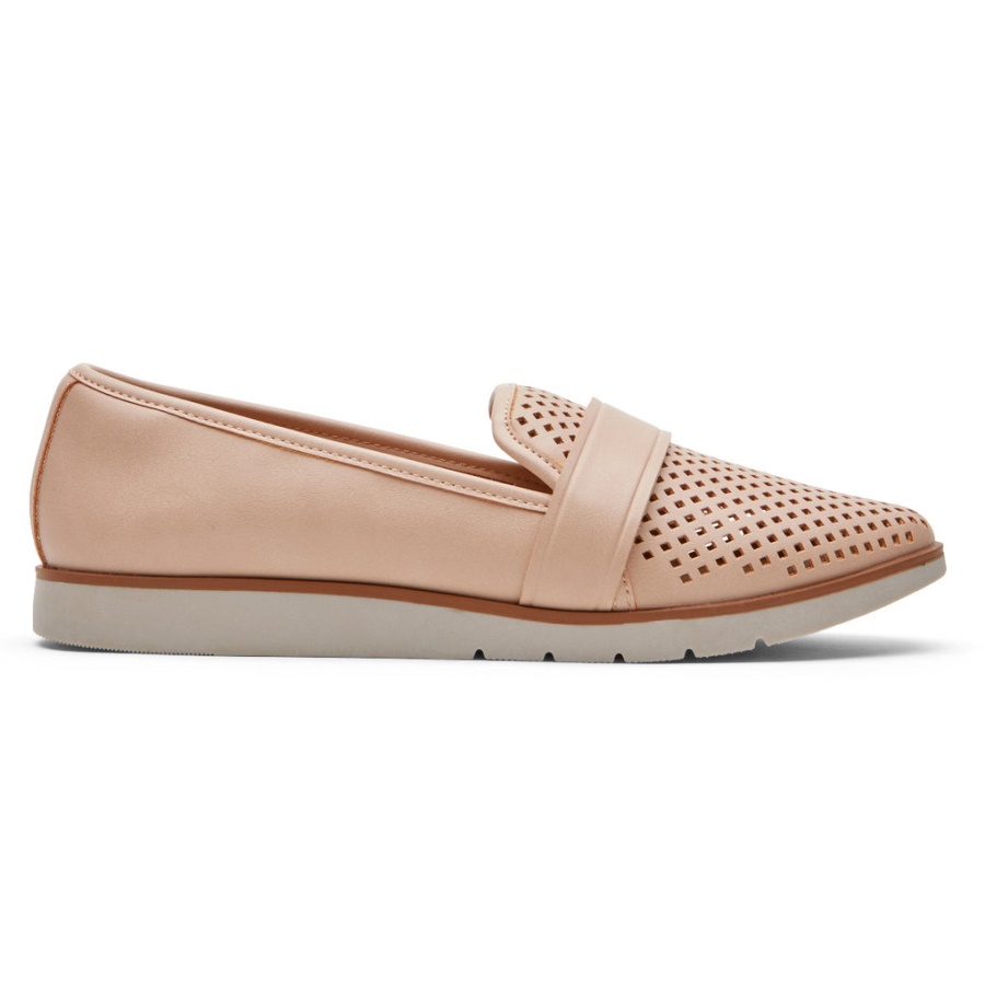 Rockport Stacie Perforert Loafer For Kvinner Rosa