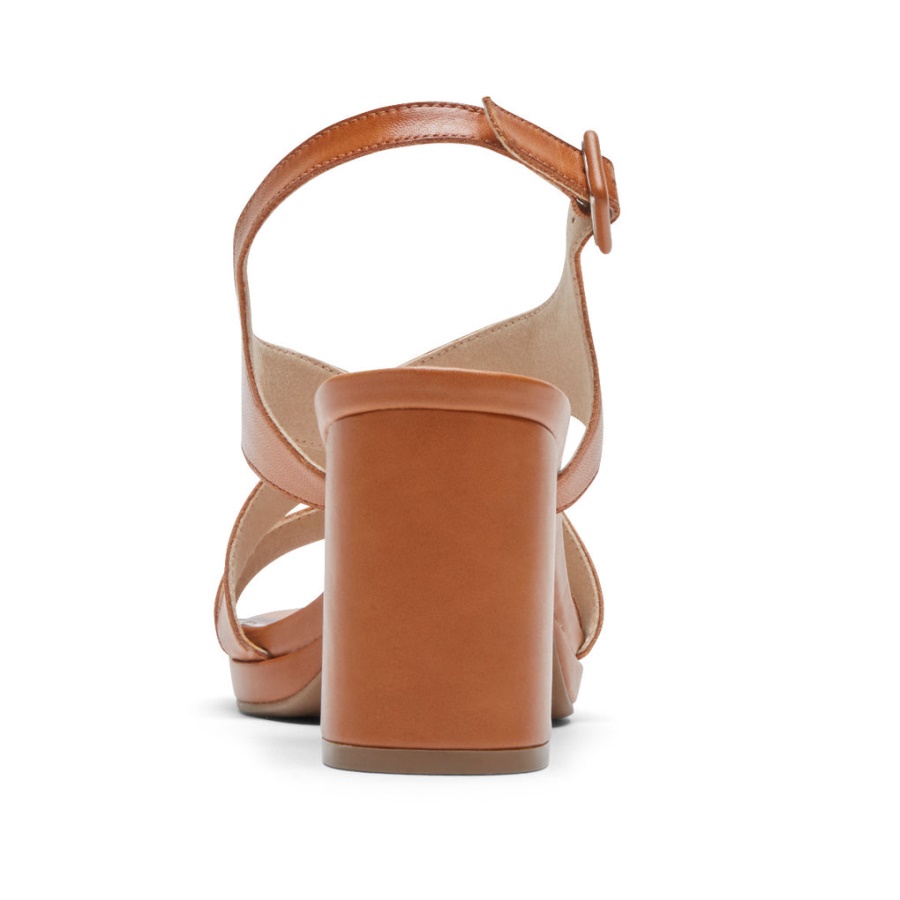 Rockport Kvinners Tabitha Slingback Hælbrun