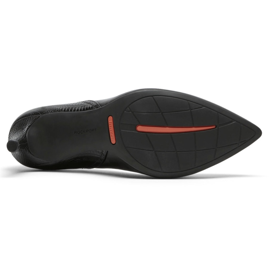 Rockport Dame Total Motion 75mm Pieced Hæl Svart øgle