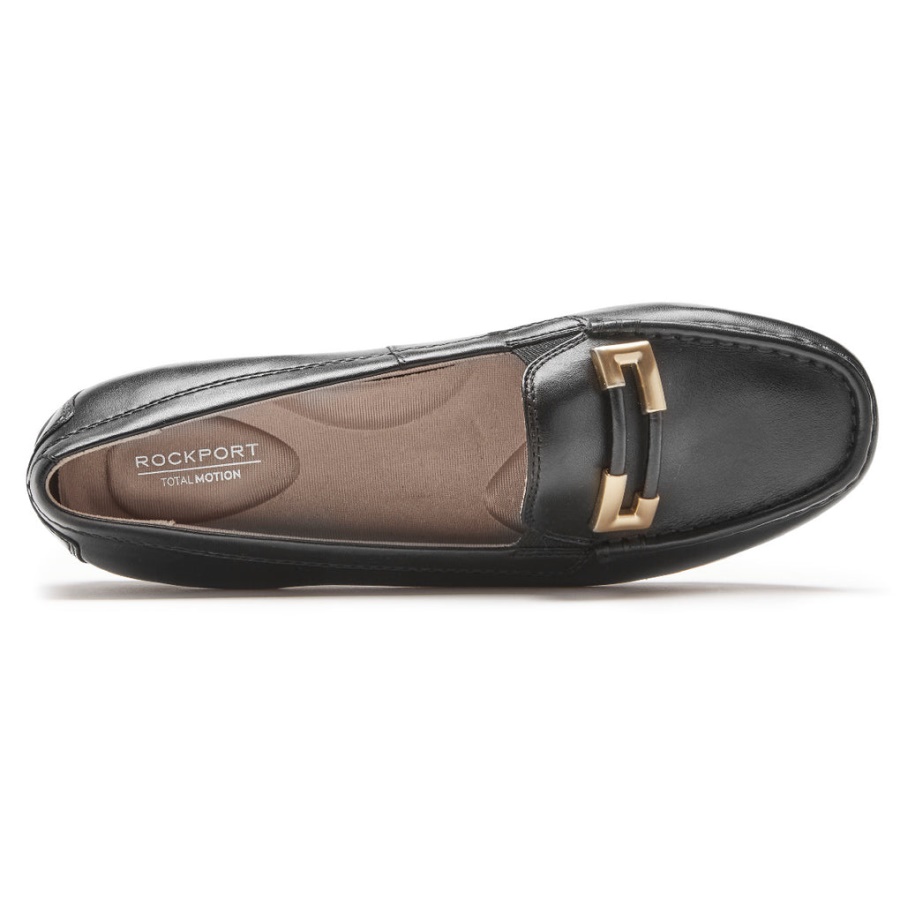 Rockport Dame Total Motion Driver Ornament Loafer Svart