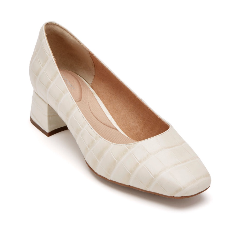 Rockport Dame Total Motion Esma Hæl Off-white