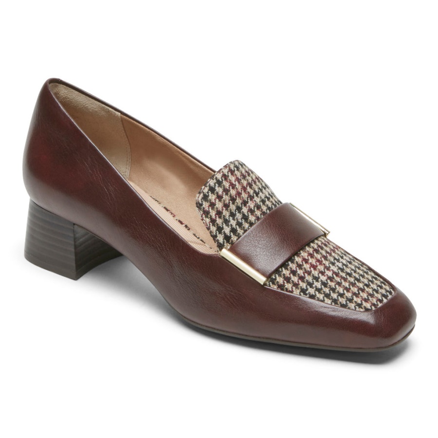 Rockport Dame Total Motion Esma Loafer Bourbon Pledd