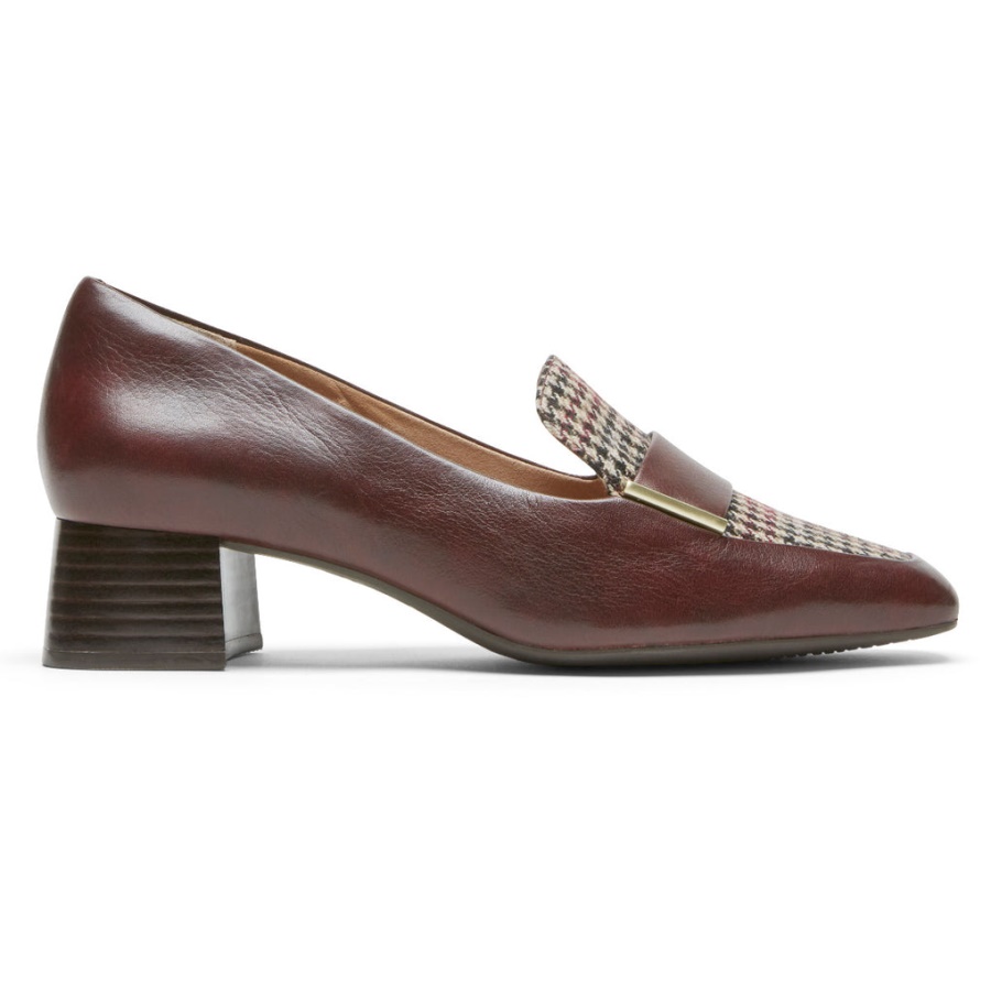 Rockport Dame Total Motion Esma Loafer Bourbon Pledd