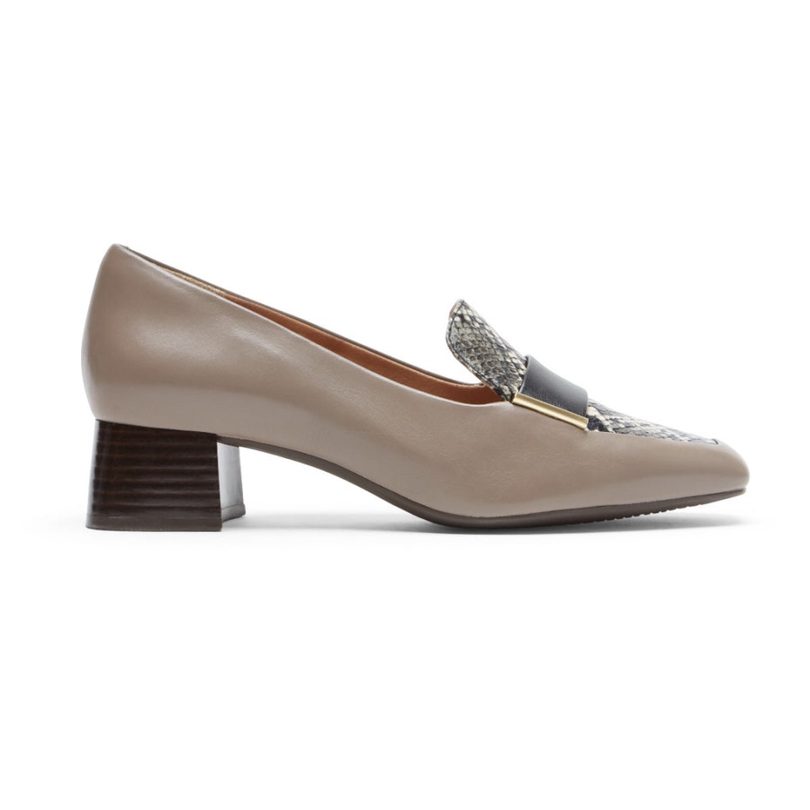 Rockport Dame Total Motion Esma Loafer Dover Taupe