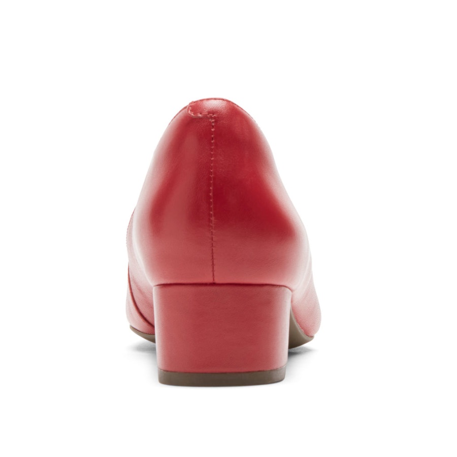Rockport Kvinners Total Motion Gracie Hæl Scarlet