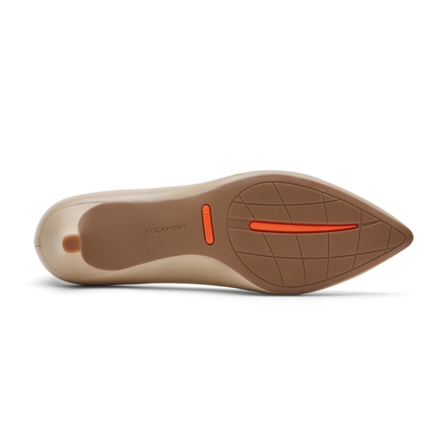 Rockport Dame Total Motion Kalila Hæl Humus Skinn