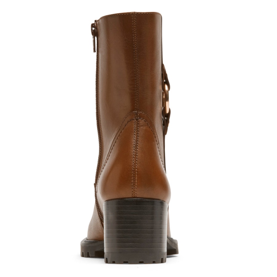 Rockport Dame Total Motion Lagos Bootie Tan