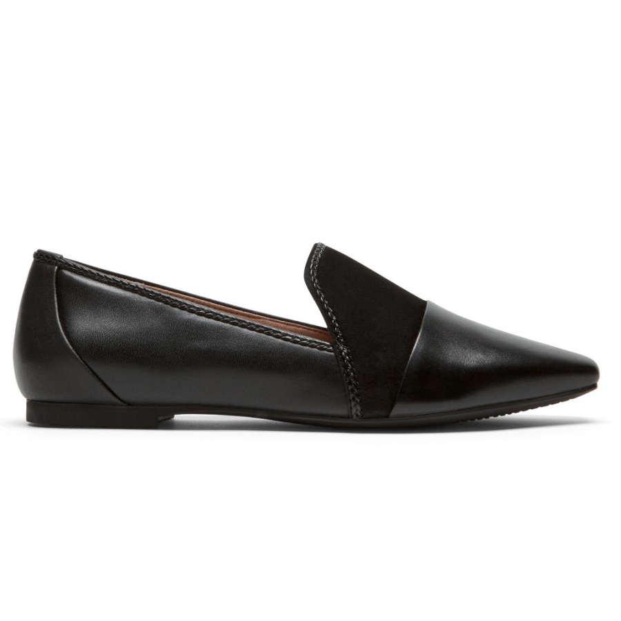 Rockport Dame Total Motion Laylani Accent Loafer Svart