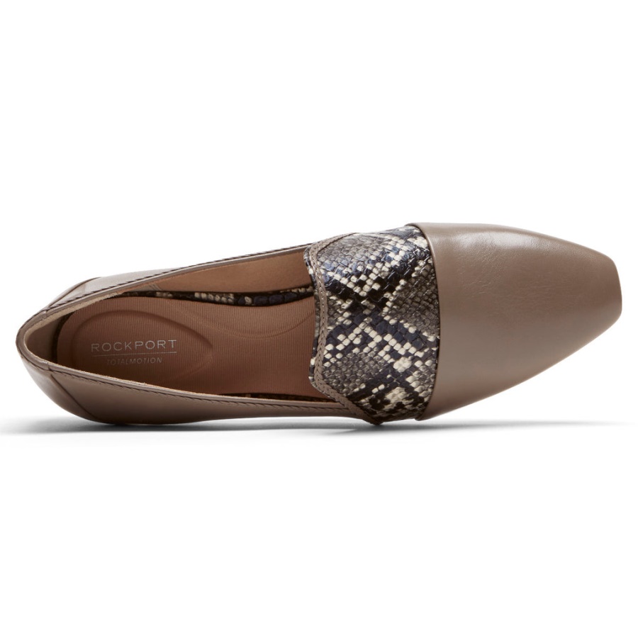 Rockport Dame Total Motion Laylani Aksent Loafer Dover Taupe