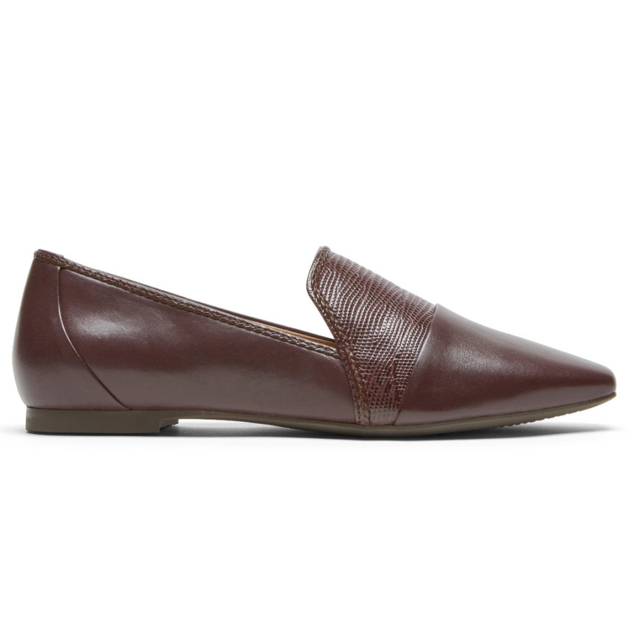 Rockport Dame Total Motion Laylani Aksent Loafer Oxblood