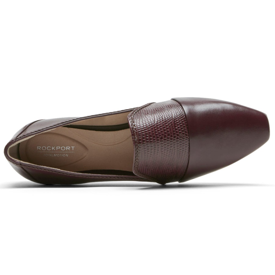 Rockport Dame Total Motion Laylani Aksent Loafer Oxblood