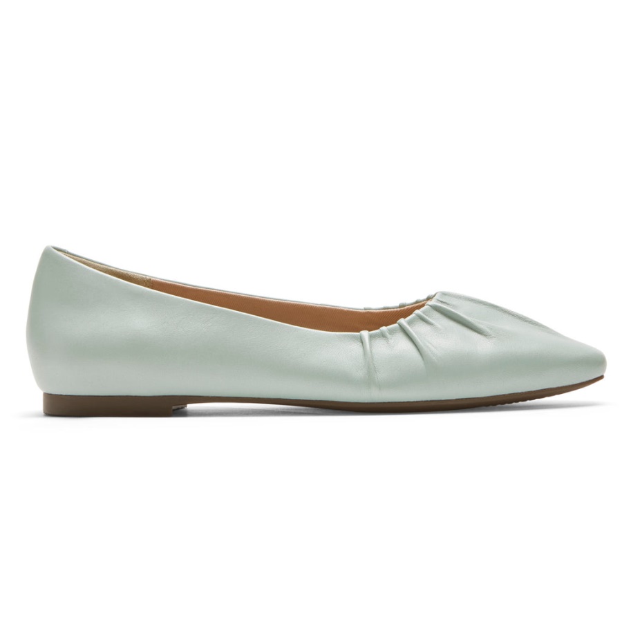 Rockport Kvinners Total Motion Laylani Samlet Flat Jade
