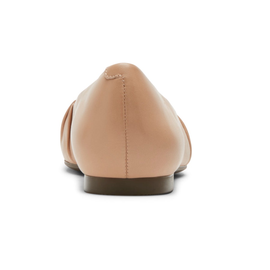 Rockport Kvinners Total Motion Laylani Samlet Flat Wafer Tan